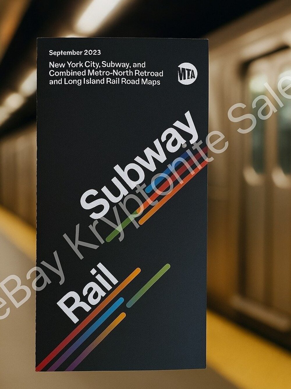 NY Yankees Subway Train Print + Official MTA NYC Subway Map 23x32 New York City - Picture 5 of 5